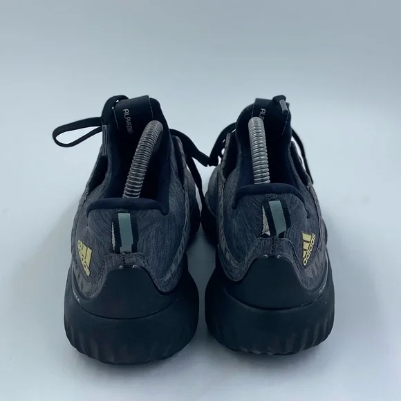Adidas Alphabounce Running Sneakers Womens Size 6 Black Gray Athletic Shoes - Picture 5 of 6